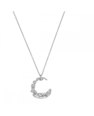 Cenit necklace 925 silver moon pendant - ITSMIEL