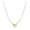 Collier PAMELA OR en perles naturelles en argent 925 plaqué or 18k – it’s MIEL