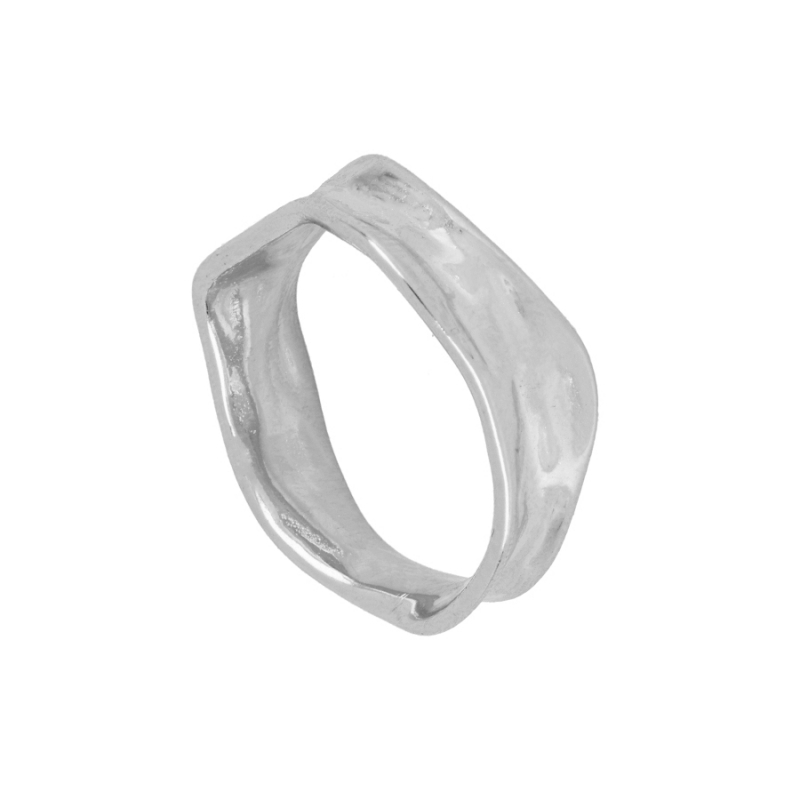 Anillo JANIS de plata 925 con diseño orgánico minimalista