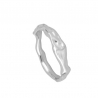 Anillo JOPLIN de plata 925 con diseño orgánico irregular