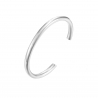 Pulsera rígida abierta de acero inoxidable diseño minimal