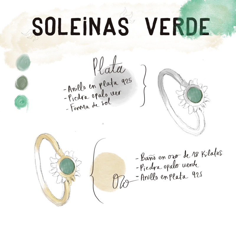 SOLEINAS VERT ARGENT