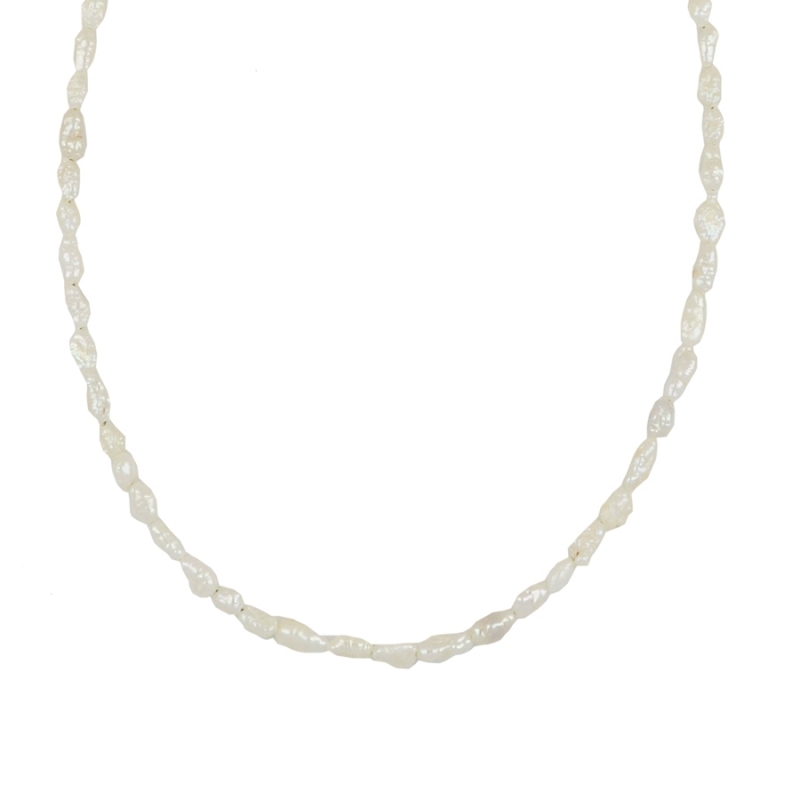 Collier de perles Keshi en argent sterling 925 – it’s MIEL