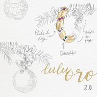 Lulu oro 2.0 is just perfect for #christmas 💛 #hoops #jewelry